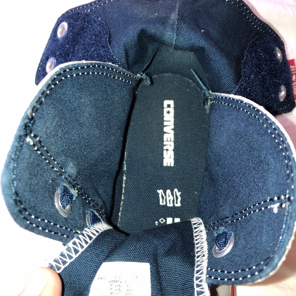 Velcro slipon converse hi-tops - Picture 7 of 8
